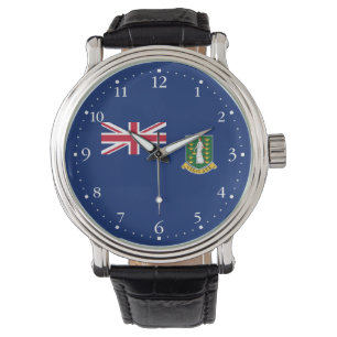 Reloj De Pulsera Bandera de las Islas Vírgenes Británicas