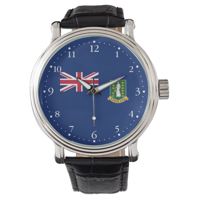 Reloj De Pulsera Bandera de las Islas Vírgenes Británicas (Anverso)