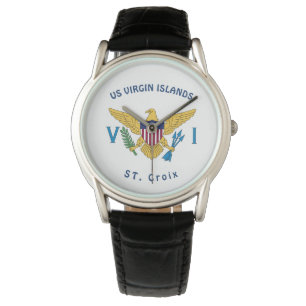 Reloj De Pulsera Bandera de las Islas Vírgenes de los Estados Unido