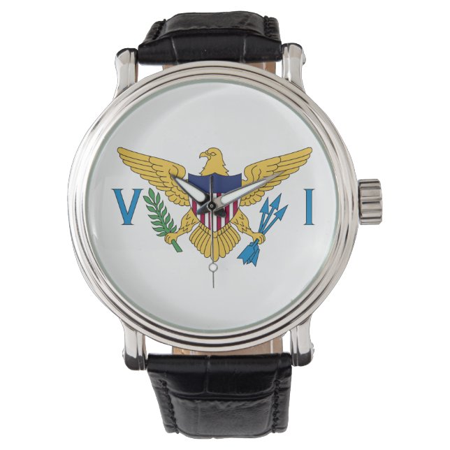 Reloj De Pulsera Bandera de las Islas Vírgenes de los Estados Unido (Anverso)
