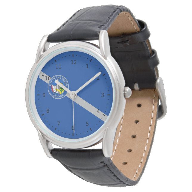 Reloj De Pulsera Bandera de Las Vegas, Nevada (Angular)