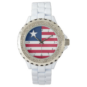 Reloj De Pulsera Bandera de Liberia