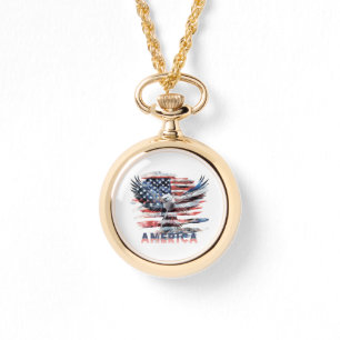Reloj De Pulsera Bandera de los Estados Unidos. América