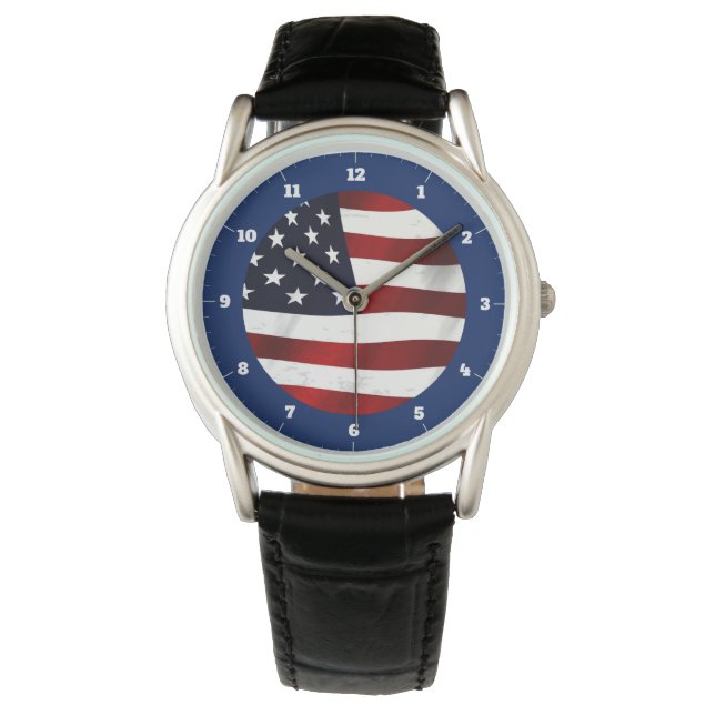 RELOJ DE PULSERA BANDERA DE LOS ESTADOS UNIDOS DE AMÉRICA (Anverso)