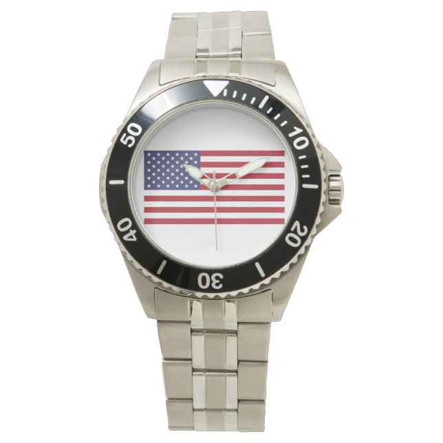 Reloj De Pulsera Bandera de los Estados Unidos de América (Anverso)