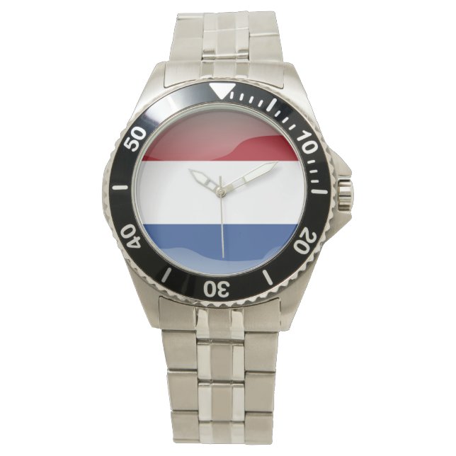 Reloj De Pulsera Bandera de los Países Bajos (Anverso)