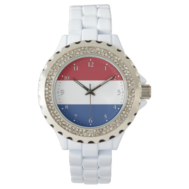 Reloj De Pulsera Bandera de los Países Bajos (Anverso)