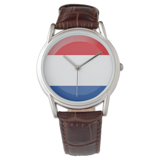 Reloj De Pulsera Bandera de los Países Bajos (Anverso)