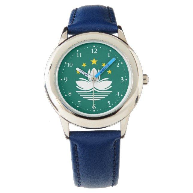 Reloj De Pulsera Bandera de Macao (Anverso)