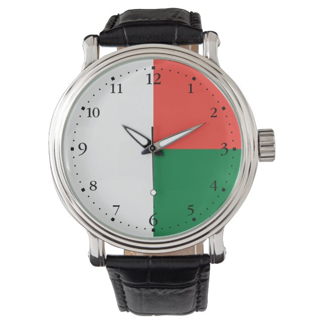 Reloj De Pulsera Bandera de Madagascar (Anverso)