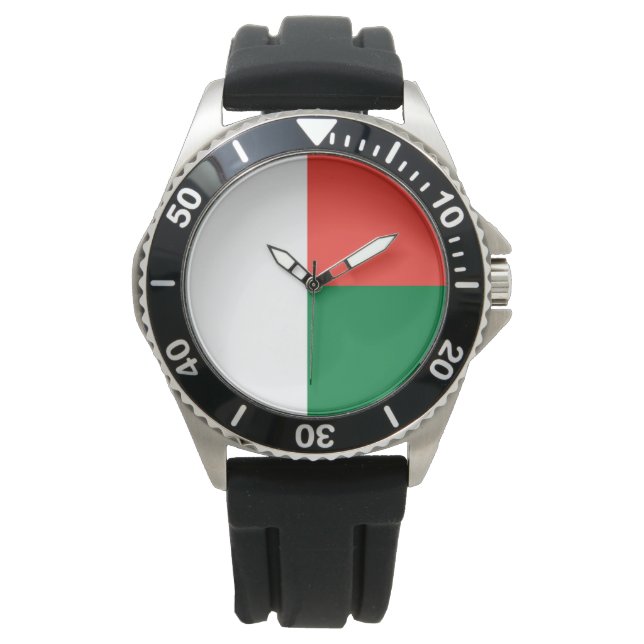 Reloj De Pulsera Bandera de Madagascar (Anverso)
