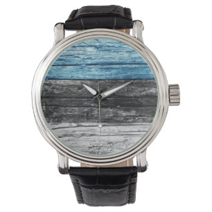Reloj De Pulsera Bandera de madera de Estonia