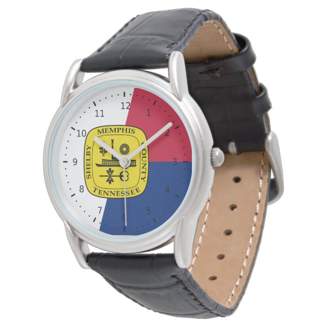 Reloj De Pulsera Bandera de Memphis, Tennessee (Angular)