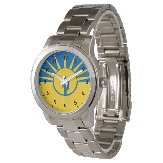 Reloj De Pulsera Bandera de Mesa, Arizona (Angular)