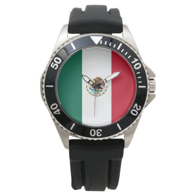 Reloj De Pulsera Bandera de México (México) (Anverso)