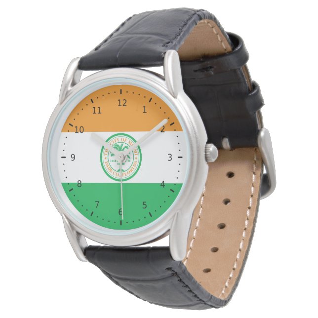 Reloj De Pulsera Bandera de Miami, Florida (Angular)