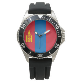 Reloj De Pulsera Bandera de Mongolia