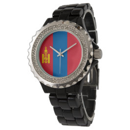 Reloj De Pulsera Bandera de Mongolia
