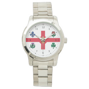 Reloj De Pulsera Bandera de Montreal, Quebec Watch