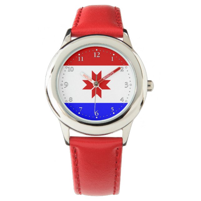 Reloj De Pulsera Bandera de Mordovia (Anverso)