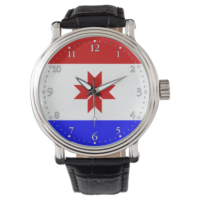 Reloj De Pulsera Bandera de Mordovia (Anverso)