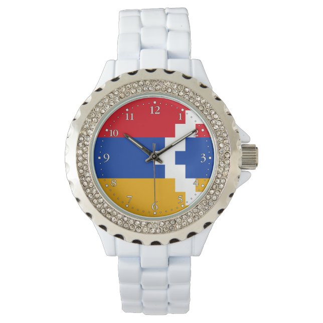 Reloj De Pulsera Bandera de Nagorno Karabakh (Anverso)