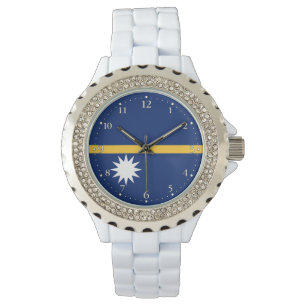 Reloj De Pulsera Bandera de Nauru