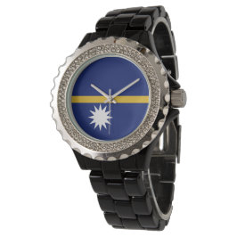Reloj De Pulsera Bandera de Nauru