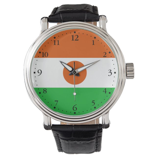 Reloj De Pulsera Bandera de Níger (Anverso)