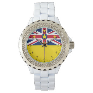 Reloj De Pulsera Bandera de Niue