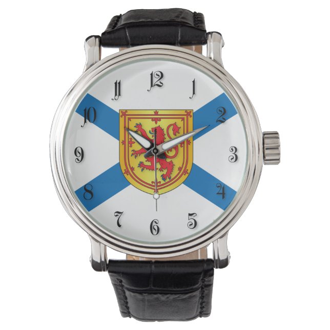 Reloj De Pulsera Bandera de Nueva Escocia (Anverso)