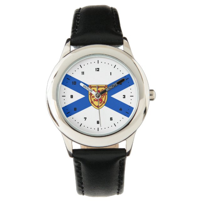 Reloj De Pulsera Bandera de Nueva Escocia (Anverso)