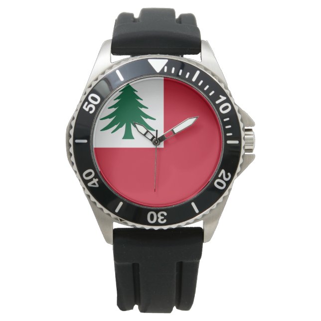 Reloj De Pulsera Bandera de Nueva Inglaterra (Anverso)
