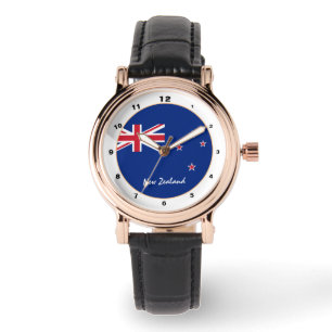 Reloj De Pulsera Bandera de Nueva Zelanda y diseño de moda y moda n