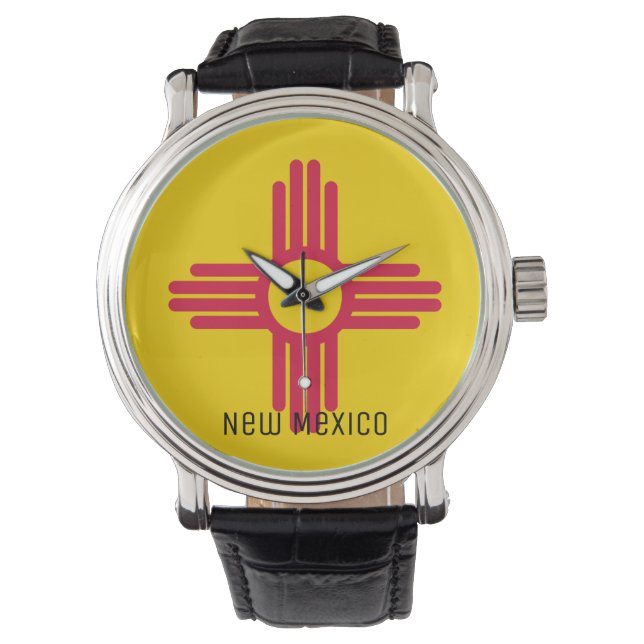 Reloj De Pulsera Bandera de Nuevo México (Anverso)