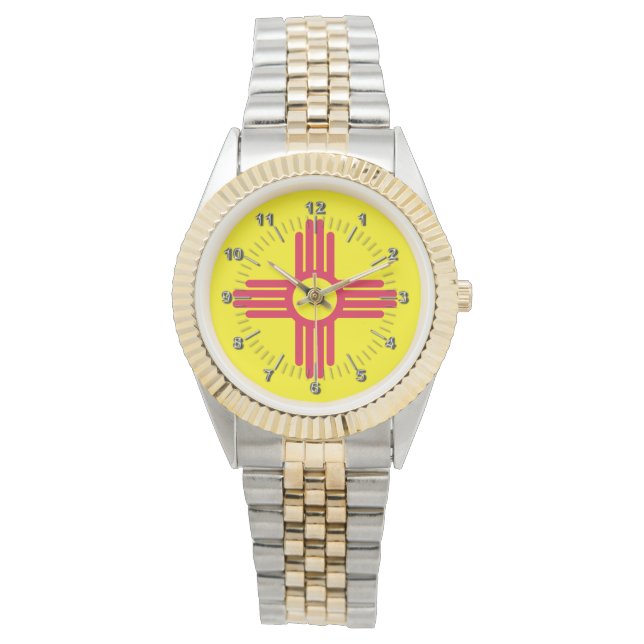 Reloj De Pulsera Bandera de Nuevo México (Anverso)