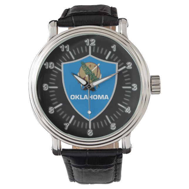 Reloj De Pulsera Bandera de Oklahoma (Anverso)