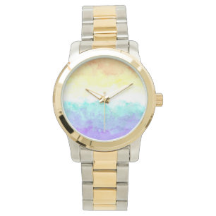 Reloj De Pulsera Bandera de orgullo Genderfaun abstracta