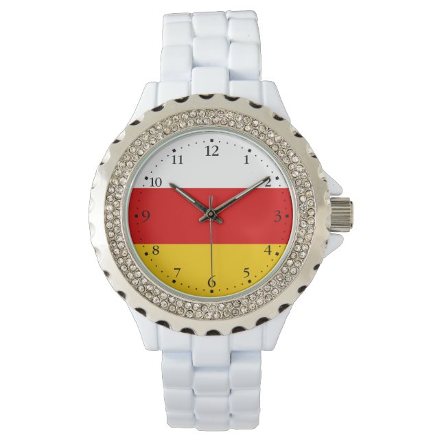Reloj De Pulsera Bandera de Osetia del Sur (Anverso)