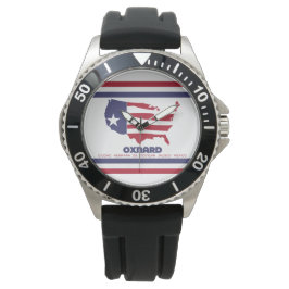 Reloj De Pulsera Bandera de Oxnard (California)