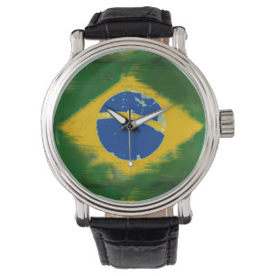 Reloj De Pulsera bandera de país brasil / brasil