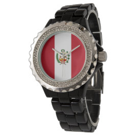 Reloj De Pulsera Bandera de Perú