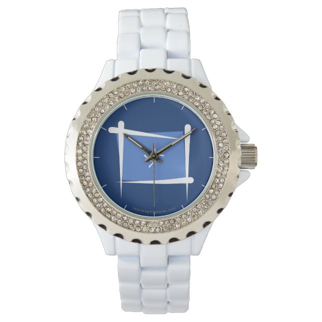 Reloj De Pulsera Bandera de pincel de Somalia (Anverso)