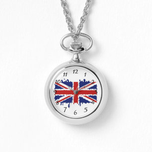 Reloj De Pulsera Bandera de pintura de Gran Bretaña