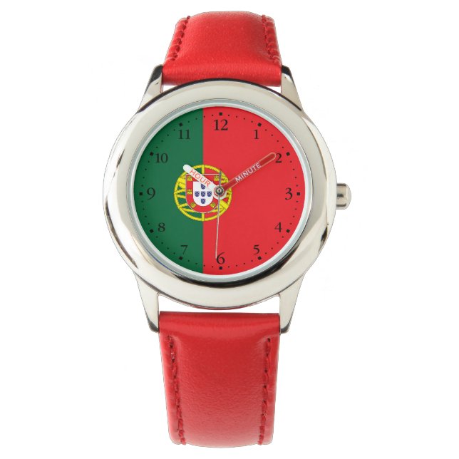 Reloj De Pulsera Bandera de Portugal (Anverso)