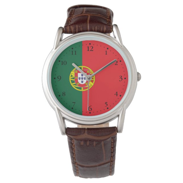 Reloj De Pulsera Bandera de Portugal (Anverso)