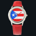 Reloj De Pulsera Bandera de Puerto Rico<br><div class="desc">Bandera de Puerto Rico</div>