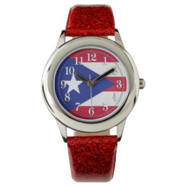 Reloj De Pulsera Bandera de Puerto Rico