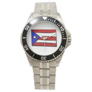 Reloj De Pulsera Bandera de Puerto Rico