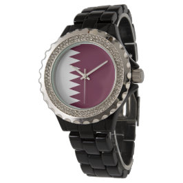 Reloj De Pulsera Bandera de Qatar